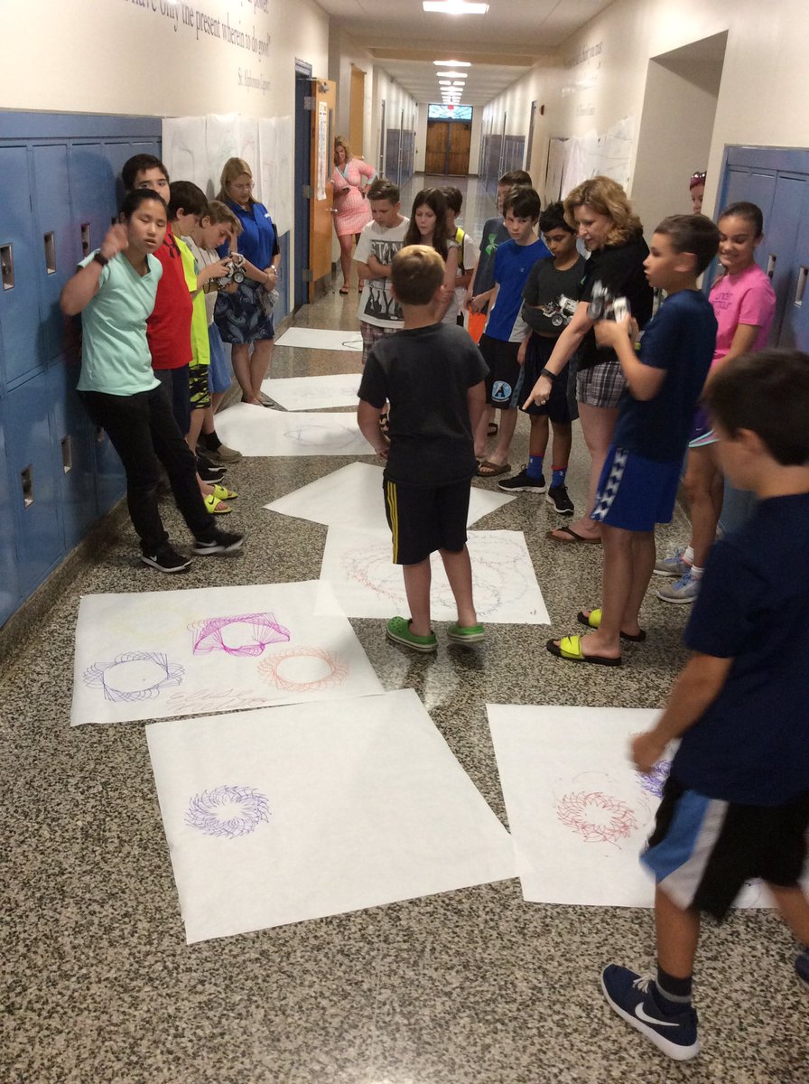 teachwithtek's tweet photo. Dancing robots, Artist robots &amp; Happy Campers! Great week at SMES Robotics Camp!🤖🕺🏽🎨⚜️@stmaryselem @StMaryAnnapolis https://t.co/RZegg5PoiU