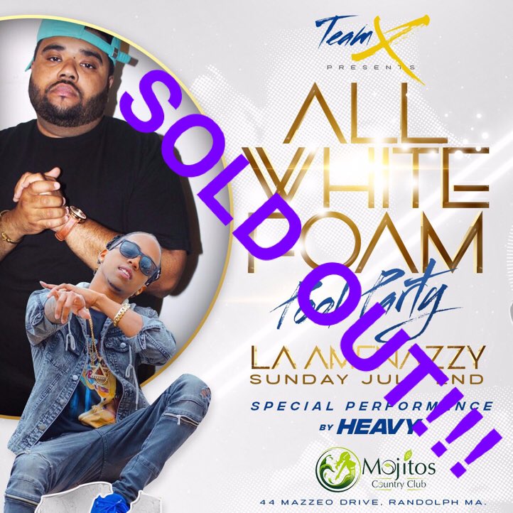 _HeavyMusic's tweet photo. 🚨🚨🚨 SOLD OUT 🚨🚨🚨 
July 2nd For Mi Hermano Yankey #AllWhiteFoamPoolParty #TeamX #LaFamilia https://t.co/fiWEj0chVq