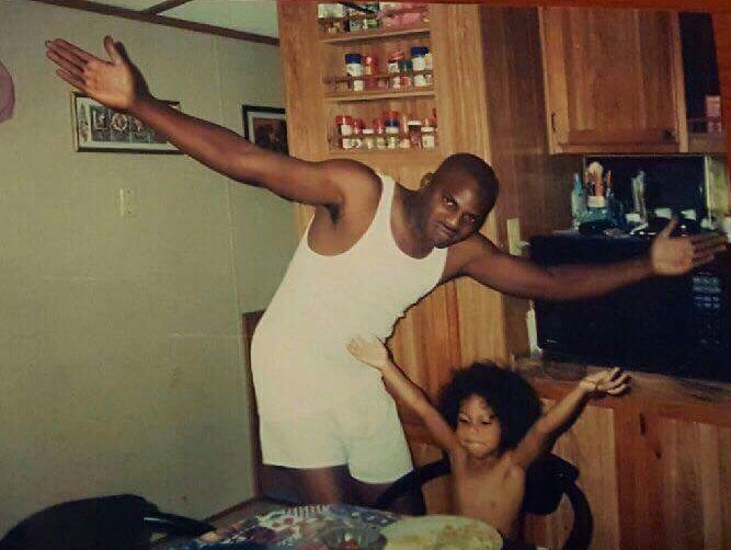 _MichaelaRaeRae's tweet photo. "You're a Francis. A Francis never falls. A Francis ALWAYS come out on top" 👼🏿💙🙏🏾✨ #RestUpDad https://t.co/SybE3kNpSi