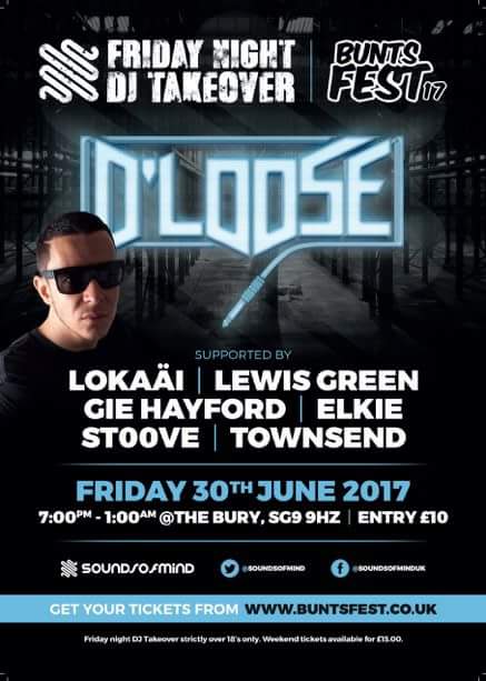 One week til our #DJtakeover 🔥🎧🎵💃Don't forget you can book shuttle bus 👉 bit.ly/2rZedEe #buntsfest17 #charity #Buntingford #Herts
