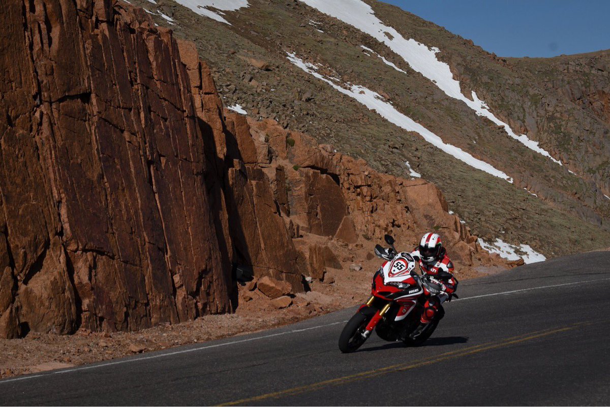 Photog Ian Reid has been shutterin' if not shiverin' working the upper elevation at this week's <a href="/PPIHC/">Pikes Peak International Hill Climb</a>. My <a href="/dainese/">Dainese</a> suit is warm and cozy.