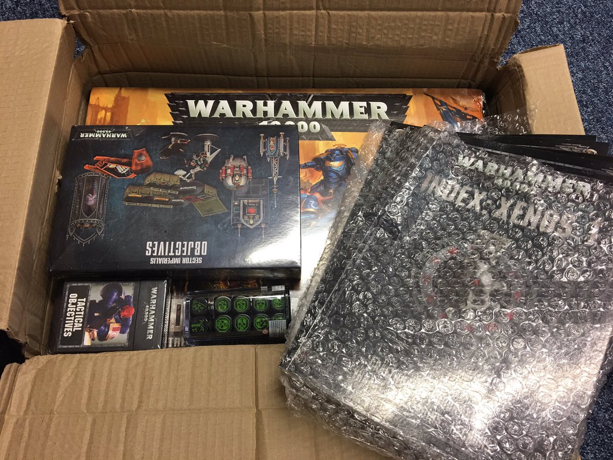Warhammer 40K Intro (@wh40kintro) on Twitter photo Praise the Emperor...the warp storm has cleared and the goodies finally arrived...well done <a href="/ElementGames_/">Element Games</a> #warhammer40k #8thEdition Praise the Emperor...the warp storm has cleared and the goodies finally arrived...well done <a href="/ElementGames_/">Element Games</a> #warhammer40k #8thEdition