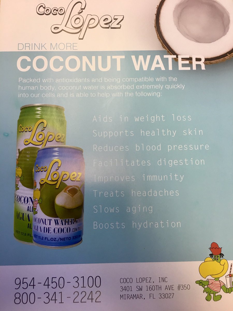jdocadvertising's tweet photo. We've designed this #print for #CocoLopez coconut water that states some the benefits! Call us today & we could create an #ad for you! https://t.co/SGV2wINUL3