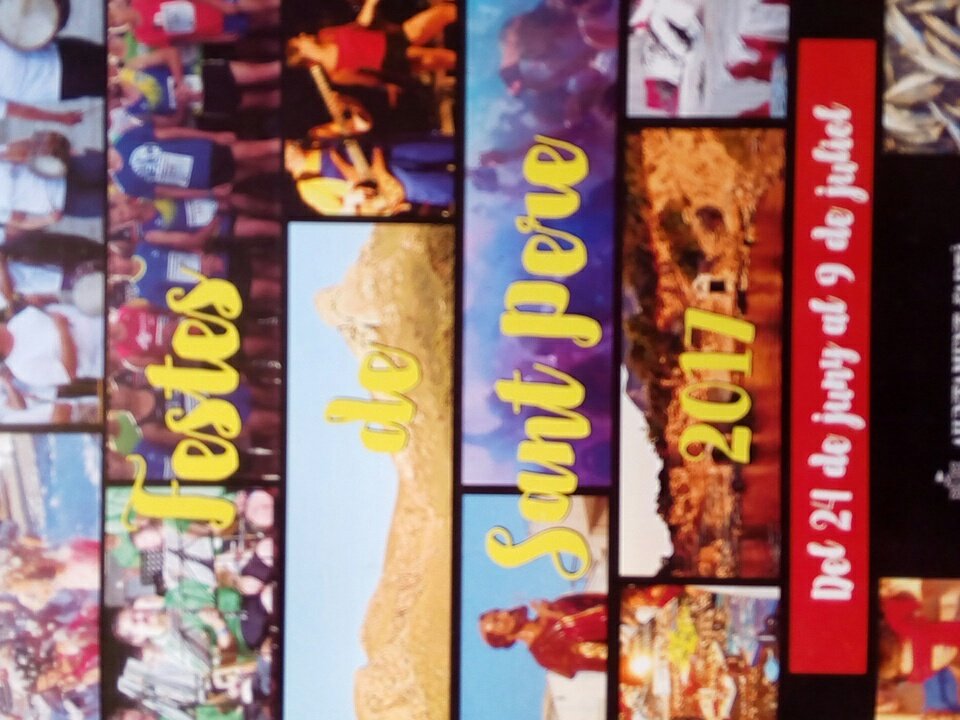 Les colonieres i coloniers hem fet una estesa de roba!!! Molts d'anys i bones festes de Sant Pere 2017!!