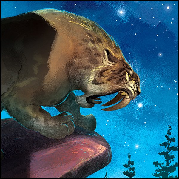 MagneticPress's tweet photo. #TheDailyPanel - "Sabertooth Tiger" from #LITTLETAILS by @Akaydo &amp; Brrémaud https://t.co/8IFoBhtQAy https://t.co/IkUMIcH70z