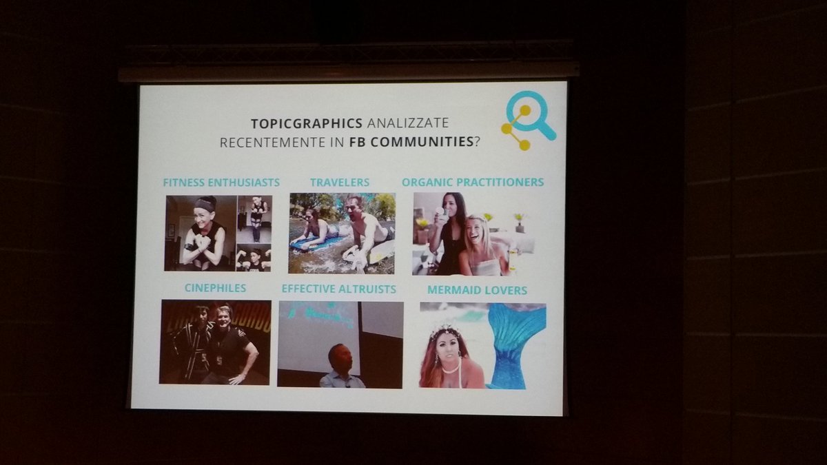 robertamirata's tweet photo. #Topicgraphics? Pare che io sia nella prima categoria: l' "invasata" Fitness Enthusiasts, così dicono in sala al #wmf17 #SMM @BELLAblogging https://t.co/x2P75Oy7Oq