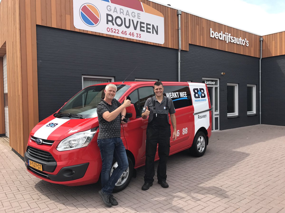 Vandaag afgeleverd de splinternieuwe <a href="/Ford/">Ford Motor Company</a> Transit aan <a href="/BenBRouveen/">B+B Rouveen</a>. De 1e automaat in Nederland! Bedankt <a href="/BertBloemert1/">Bert Bloemert</a>!