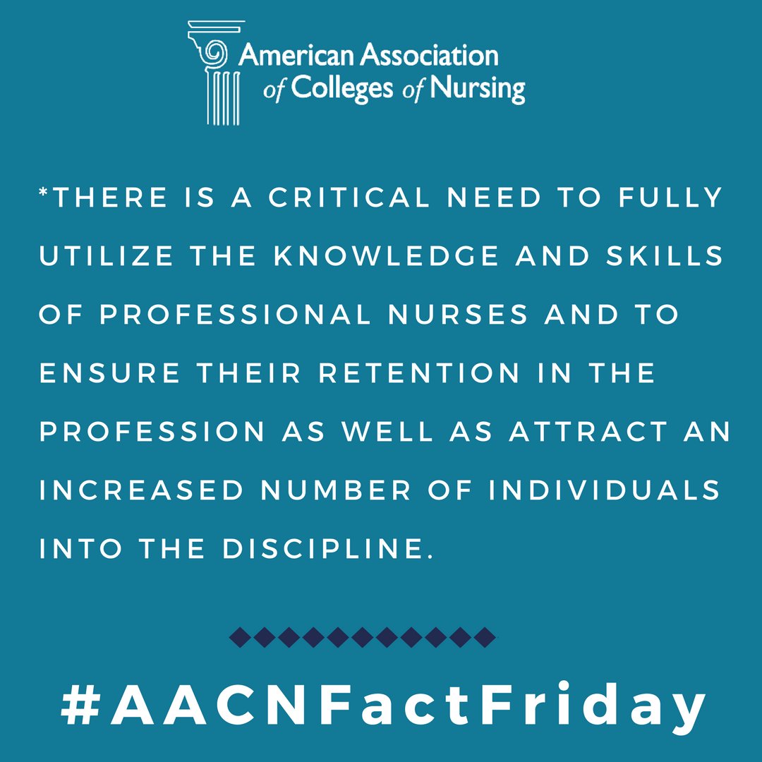 AACNursing's tweet photo. Read more about what every #nursingschool graduate should consider when seeking employment: https://t.co/NFw5WWm1ae #AACNFactFriday https://t.co/ioiqq4np8S
