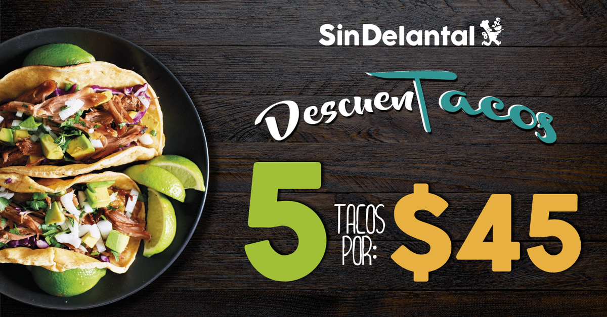 hellofoodmexico's tweet photo. Para un #BuenViernes tus tacos favoritos 🌮 5 por $45 😱 ¡Pide ahora! 📲💻

https://t.co/CsyXoAEH2j https://t.co/42EJSZ0yhG