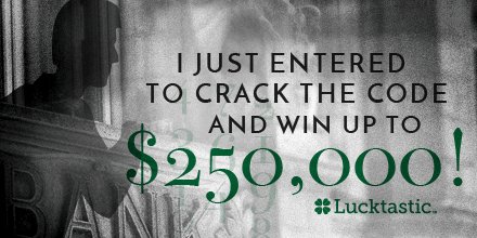 F8Krypt's tweet image. Join me to pull off The Heist and win up to $250,000! lucktastic.com/twShareFunnel