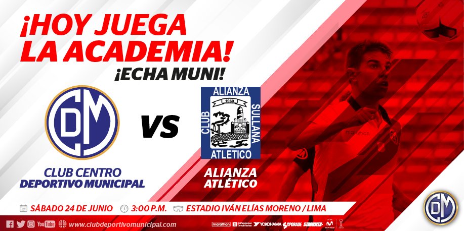 CCDMunicipal's tweet photo. #CopaMovistar2017
#TorneoApertura
#Fecha6
#CDMvsAAS
¡Hoy salimos con todo a ganar!
#EchaMuni https://t.co/0HOlwrpw97