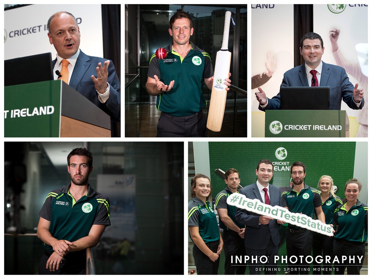 Inphosports's tweet photo. .@Irelandcricket held a press conference today to discuss being awarded Test Nation Status #IrelandTestStatus #IrelandFullMember https://t.co/AOZOgZTxpb