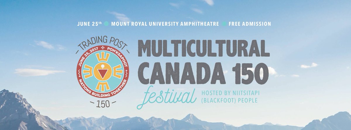 CalgFoundation's tweet photo. #TradingPost150 is an Indigenous #Canada150 event aimed at building community through music, story & food https://t.co/h2KNN66lRd https://t.co/gVpOfwPpbi