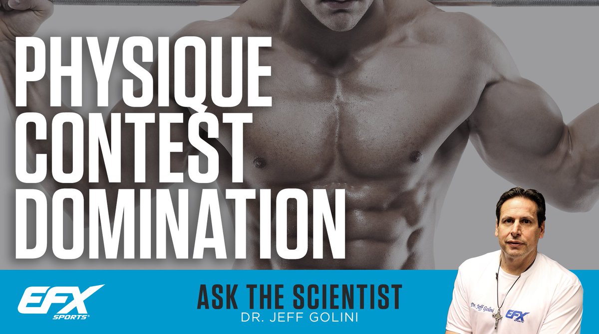 EFXSports's tweet photo. In this episode, @GoliniJeff explains how to improve your presence in a Physique Contest. #NPC #physiquecomp https://t.co/WPQx7NNEgc https://t.co/ASDE2Fo6KO