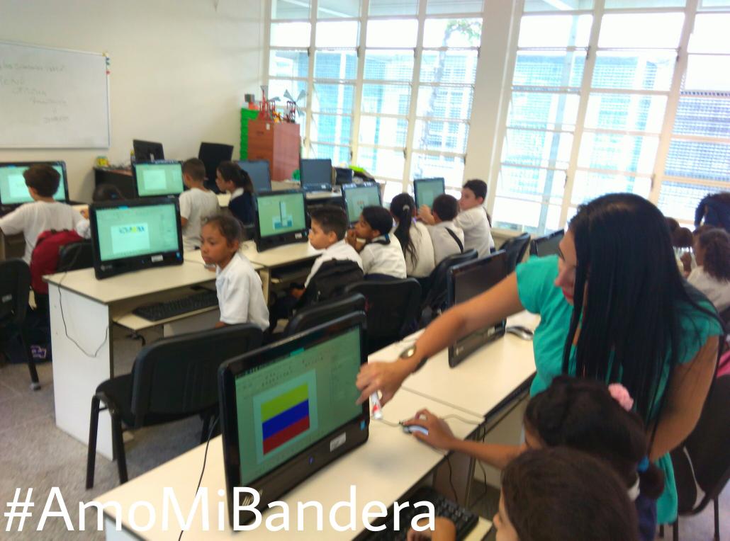 cbitgeneralfm's tweet photo. Honrando nuestra bandera con el amor puro y respeto de nuestros niños y niñas #AmoMiBandera  @fundabitMiranda https://t.co/u1kPO5CO20