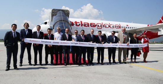 atlasglobal'ın Saraybosna uçuşları bugün haftada 4 sefer olarak başladı. Peki sırada neresi var ?