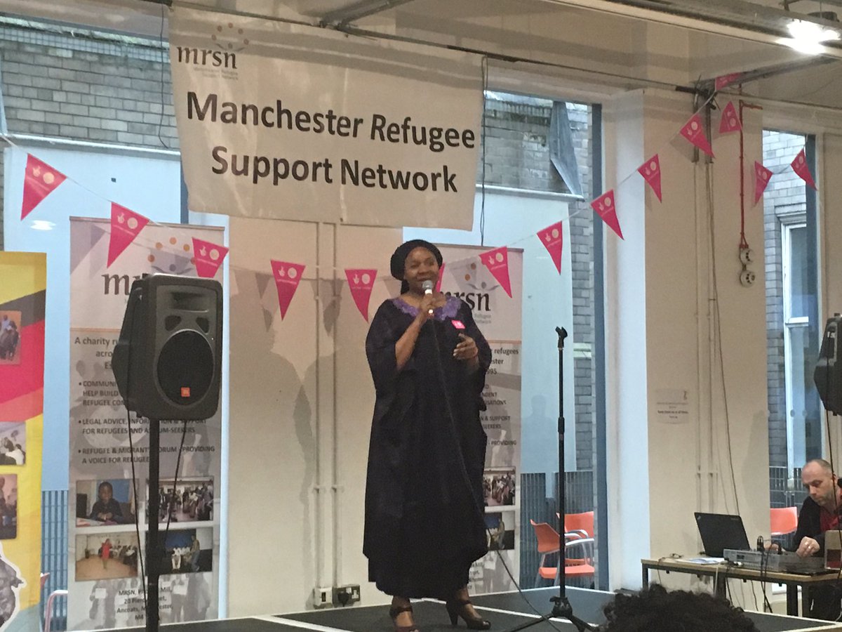 UoMSALC's tweet photo. Great activities taking place at @z_mcr to celebrate Refugee culture in @RefugeeWeek.Well done to our students in the @OurCityOurHome team! https://t.co/4kCjussFgQ