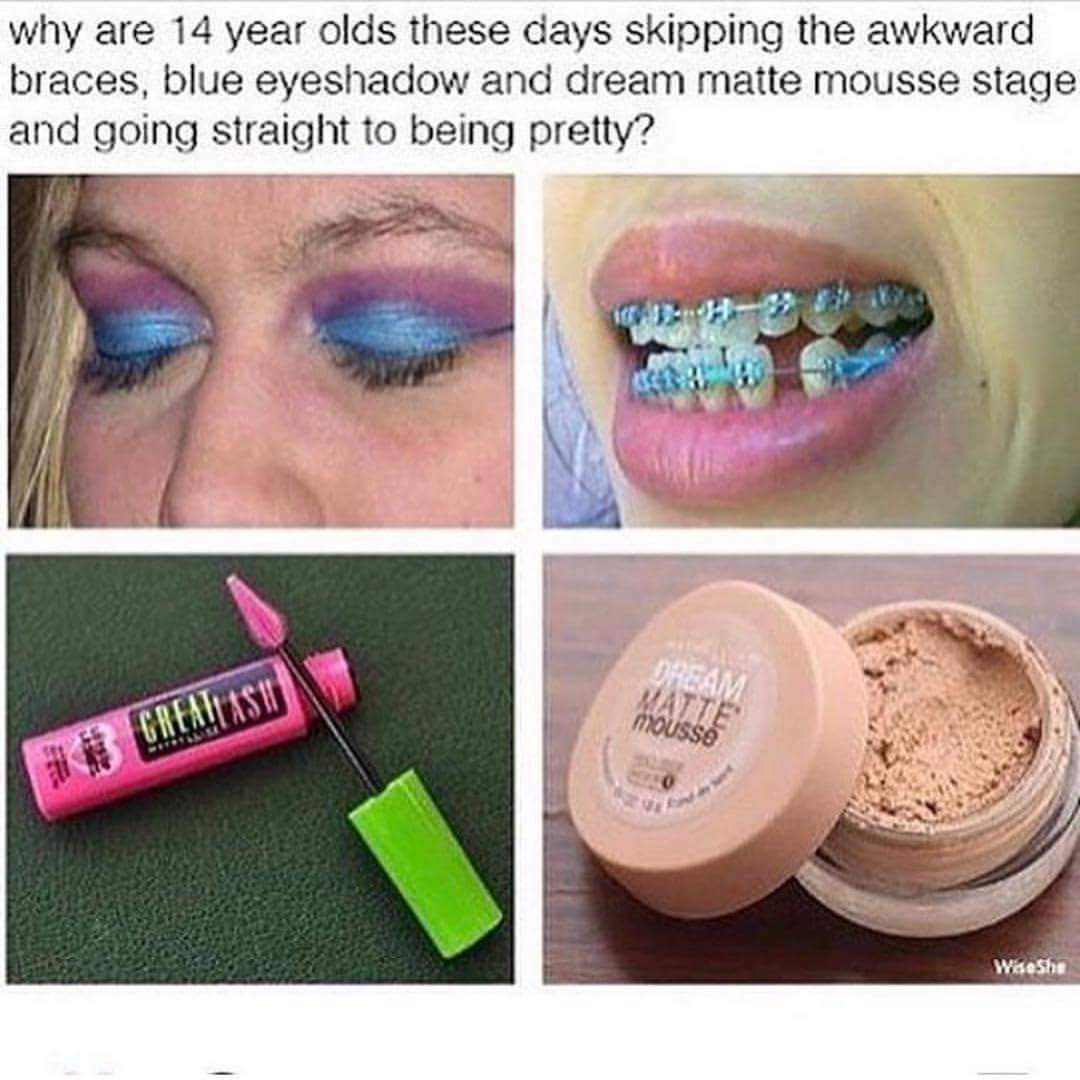 babbage_'s tweet photo. @Ciarabran1 blue eyeshadow & white eye liner 👌😂 #weweresocool https://t.co/TBRpA291TE