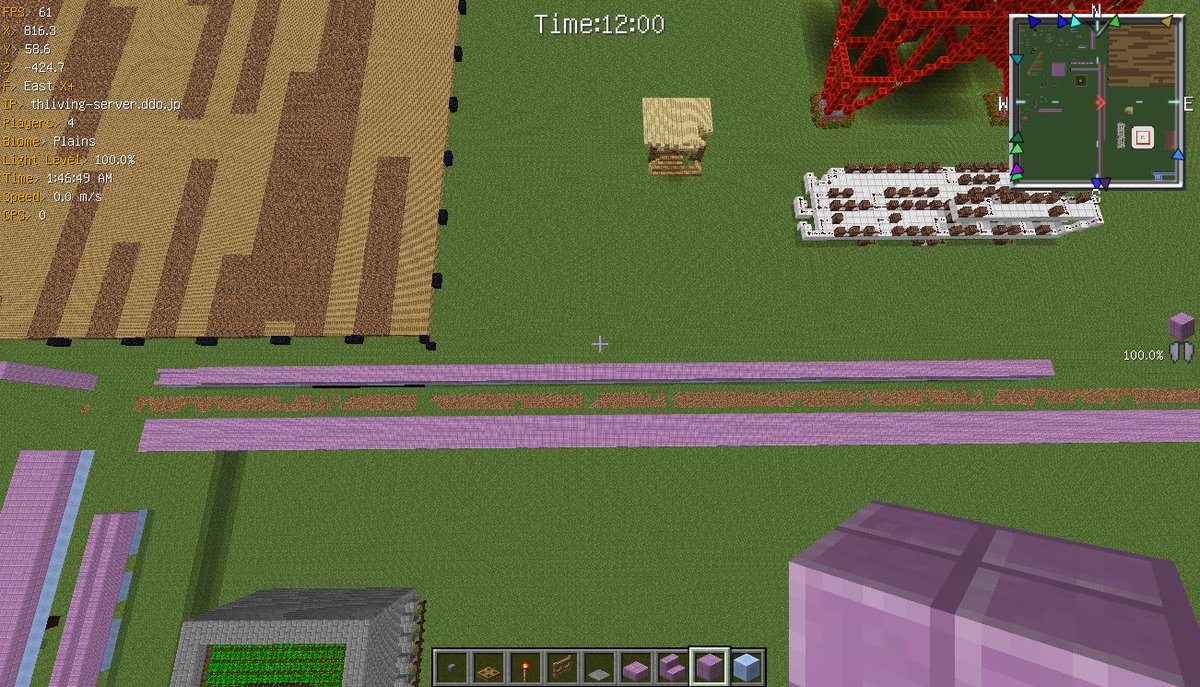 ট ইট র Sivayann ダウンロード中 残り 100日 昨日 Thlivingserver に追加された新機能 高速移動床機能 を使ってエリトラ発射台を作ってみました 発射の瞬間秒速は最大76 2m １枚目の左 ２枚目の上 が エリトラ発射台 １枚目の右 ２枚目の下 が