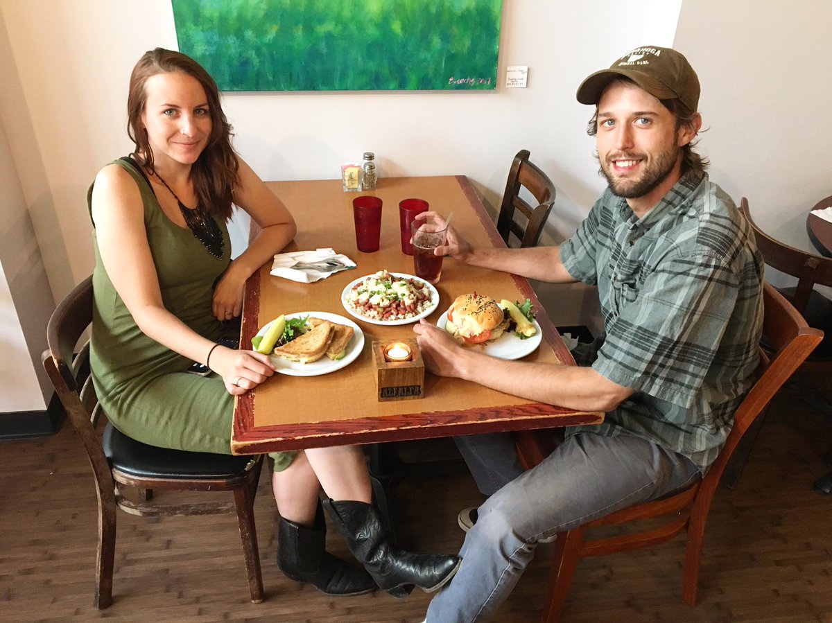 AlfalfaDining's tweet photo. Courtney and Caleb were in the shop this week celebrating their third anniversary! They used to work at Alfalfa, but will always be family! https://t.co/NZ8qDPz9rN