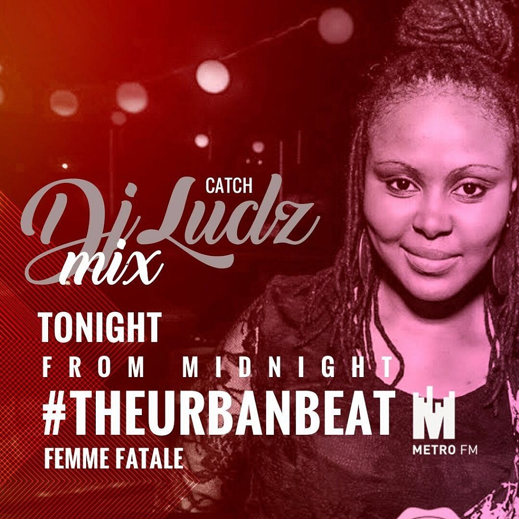 Ludz_SA's tweet photo. π§ My mix will be played tonight on @METROFMSA's #TheUrbanBeat at midnight πΆ #FemmeFatale #MetroFM #2NineTwoEnt #2NineTwoEntDJ πΆ https://t.co/yDsipRctmc