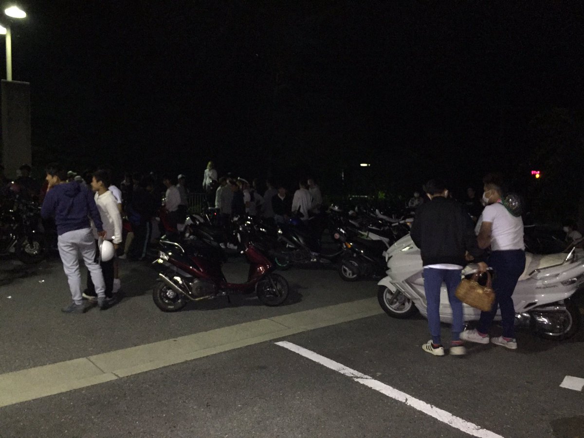 G_Taisei710's tweet photo. 写ってない子いっぱいおるけど50台ぐらいで人数60ぐらいで走りに行ってきた！
台数多すぎたけど楽しかったな〜
羽曳野、藤井寺、八尾とかいっぱいきたなー
みんなありがとう〜また行こう😍 https://t.co/NfFhezIQnZ