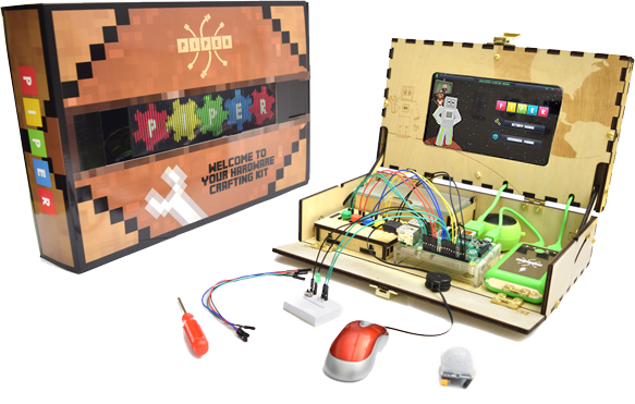 achvco's tweet photo. Very cool! Pi-based computer that kids can build &amp; program themselves: https://t.co/gl9IYwXrYx https://t.co/DxqbPSClV5