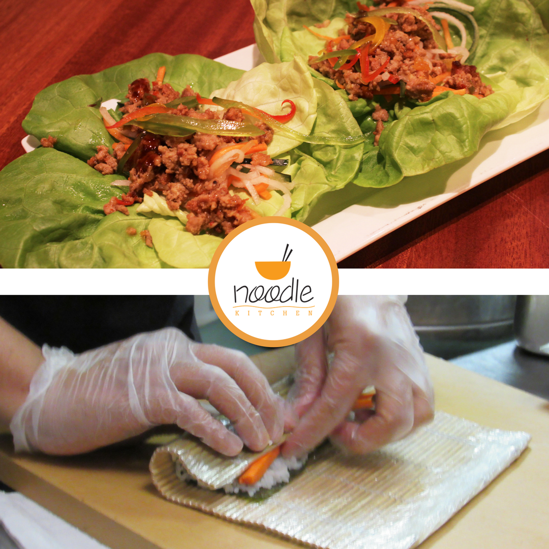 NoodleWY's tweet photo. Get your handcrafted helpings!
.
.
#NoodleKitchen #JacksonHole #Salad #LettuceWraps #Fresh #Sushi#Chopsticks #SushiLovers #Foodie https://t.co/UFaUuNkjZn