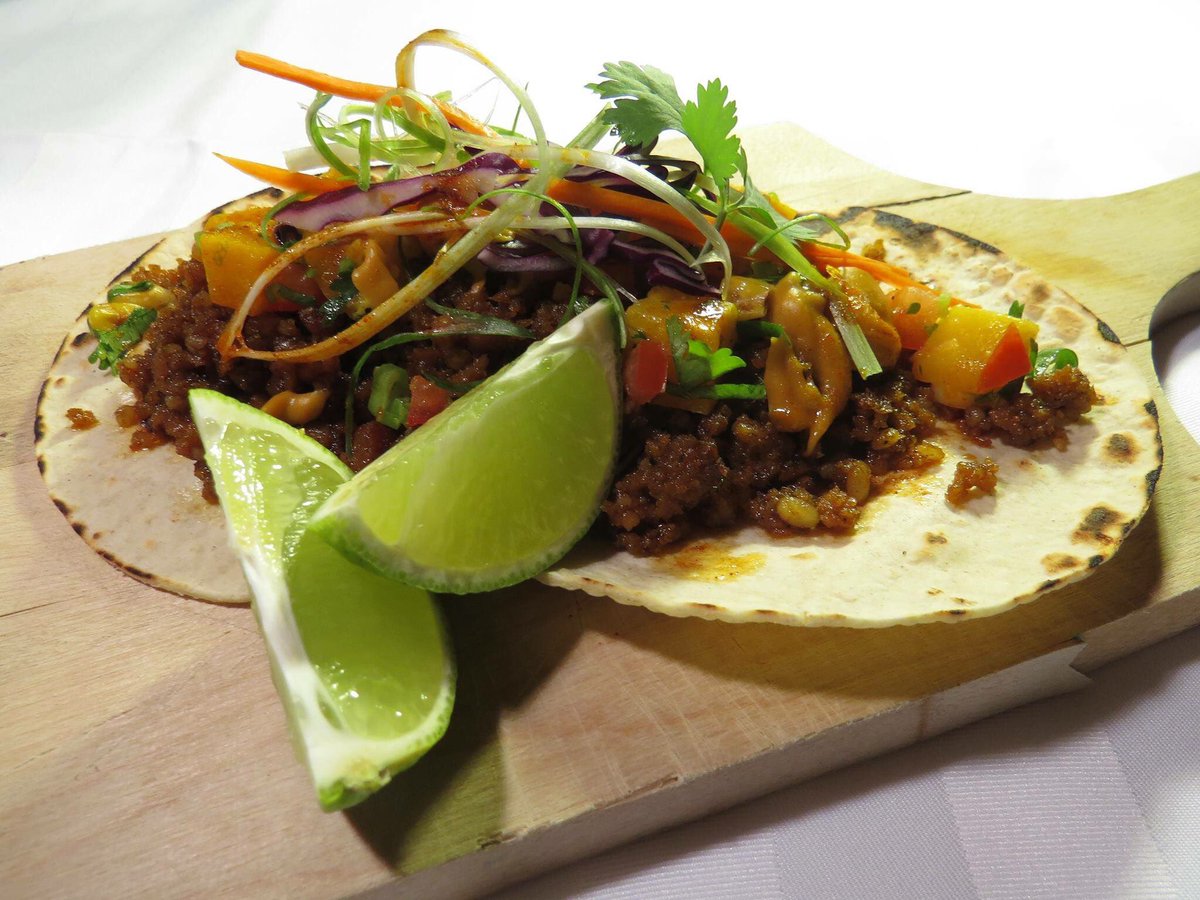 Very excited to have <a href="/VeryGoodButcher/">Very Good Butchers</a> from Victoria as one of our food vendors this year offer tasty vegan options!#vegan #tacofest2017