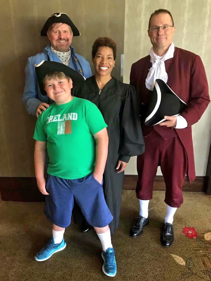 dodrummond's tweet photo. #SBOT17 Marbury v. Madison reenactment with @VoteChadBaruch, @600camp &amp; Judge Tonya Parker.

#AppellateTwitter ⚖️🏛 https://t.co/pZHJgxnazn