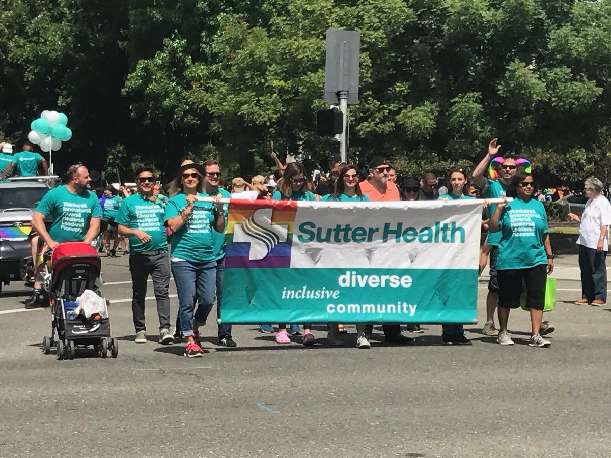 SutterHealth's tweet photo. Show your support for #SutterPride! Update your profile picture today to celebrate #Pride2017 in #SanFrancisco! ๐ https://t.co/QrG9oiEwgj https://t.co/opmG4HMygJ
