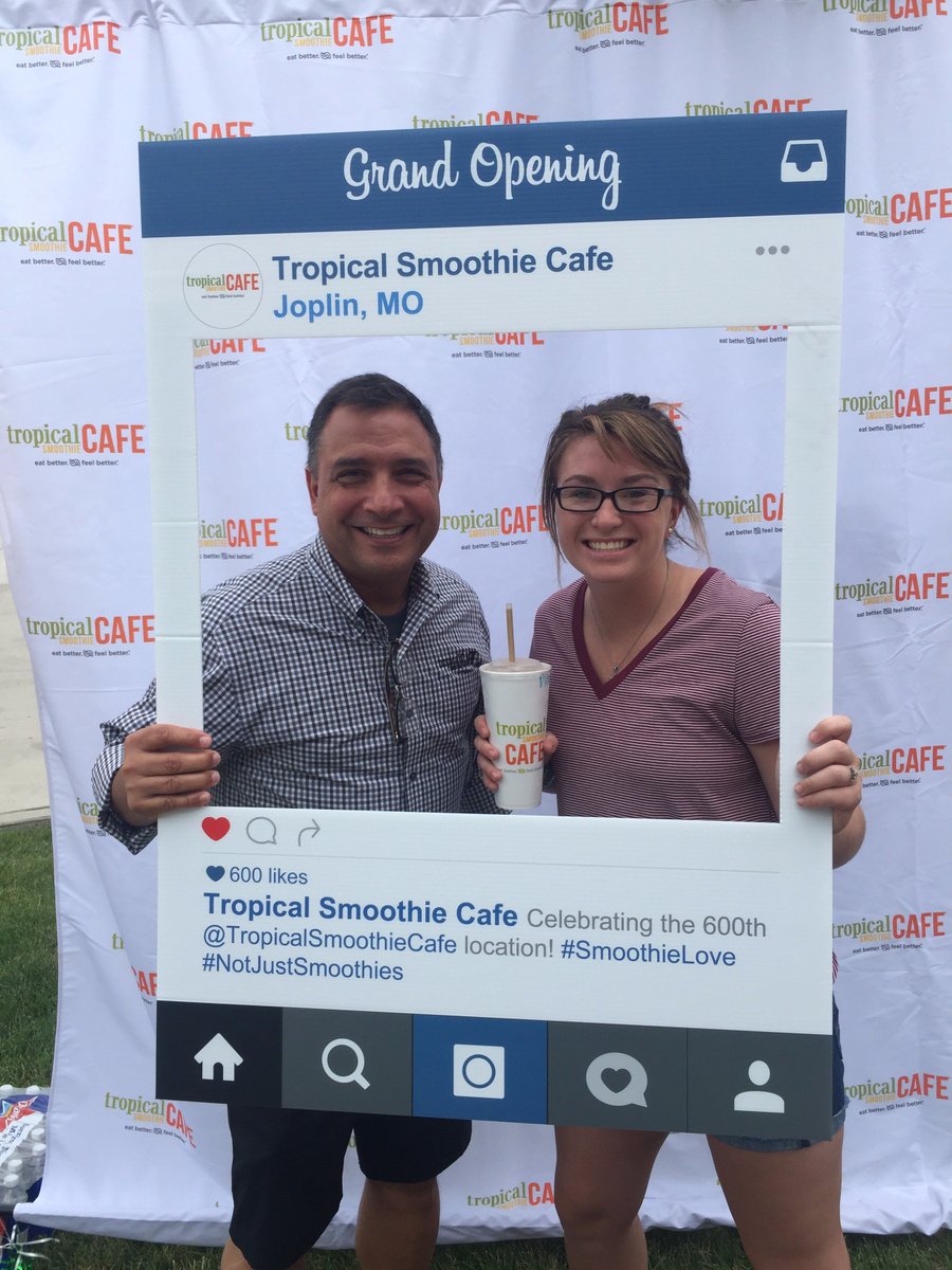 We’re spreading the #smoothielove in Joplin, MO by celebrating the opening of our 600th cafe!
