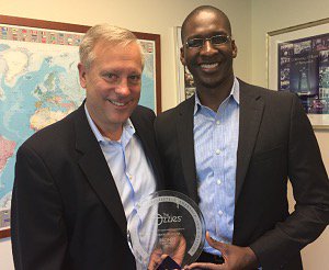 A values-based culture drives our success. Pleased to be recognized with an Ozzie. @TheOzPrinciple