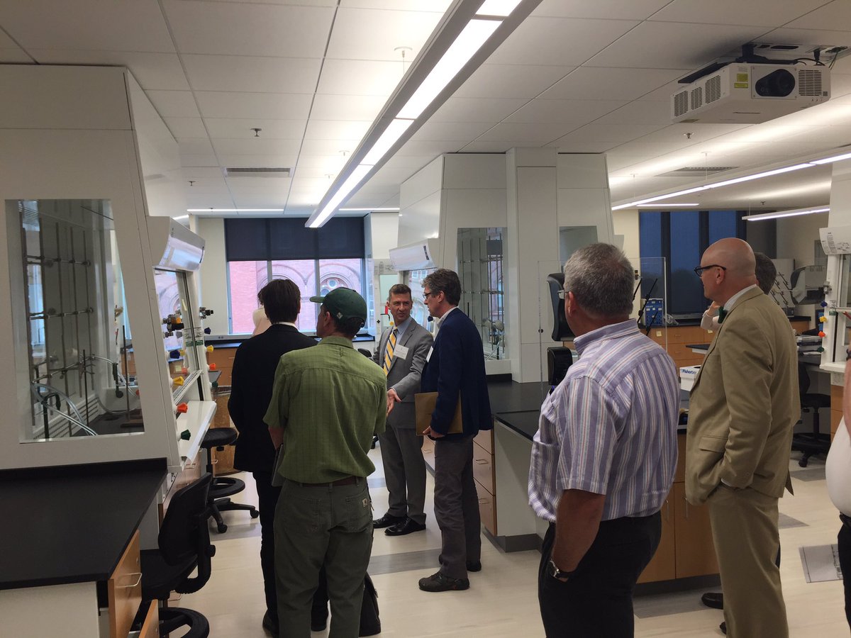 DavidRosowsky's tweet photo. Wonderful day with the #STEM Leadership Council, highlighted by tour of 'Discovery'. Next up: groundbreaking for 'Innovation' (opens 2019). https://t.co/iL2O0G24Oy