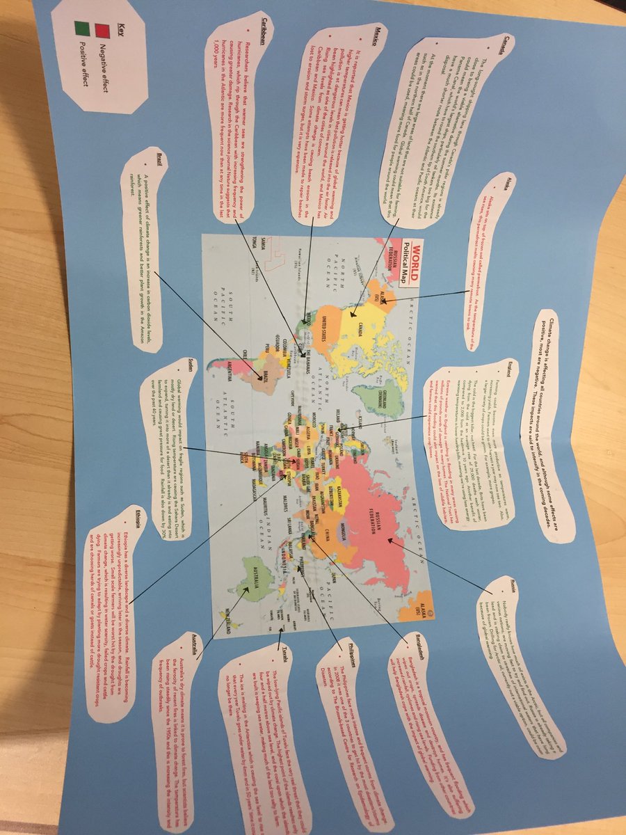 geogsquad's tweet photo. Fantastic effect of climate change poster from Isaac Hanson in #8ii https://t.co/nPxPOeoH8H