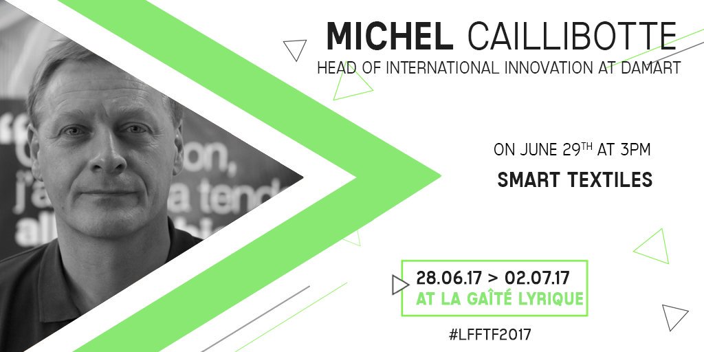 LookForwardHub's tweet photo. Thanks Michel Caillibotte for joining the "Smart Textiles" round table at the #LFFTF2017 #Fashion #tech #digital #innovation #paristechfest https://t.co/MMBSL6F4gu