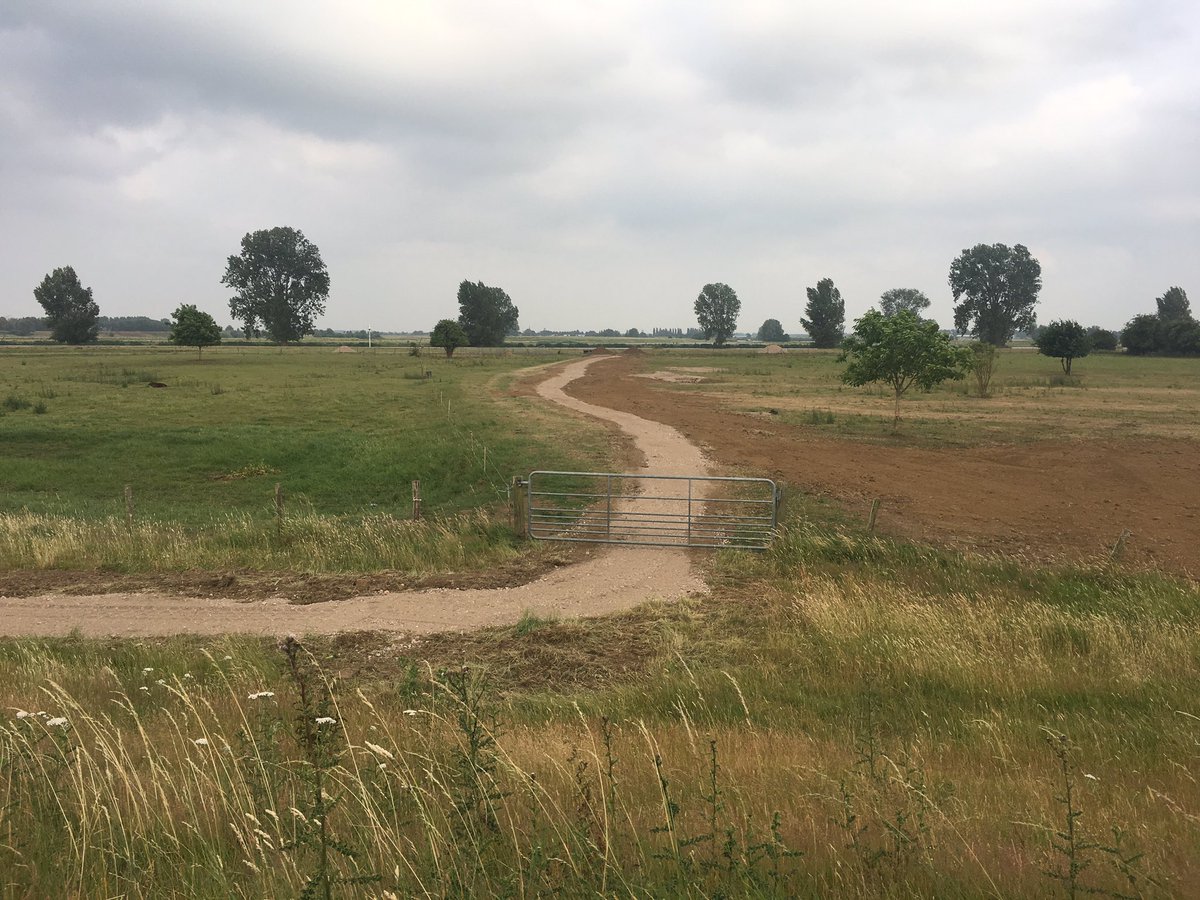 De fiets en wandelpaden in het project "over de Maas" beginnen nu echt vorm te krijgen #natuurontwikkeling #overdemaas #alphenaandemaas