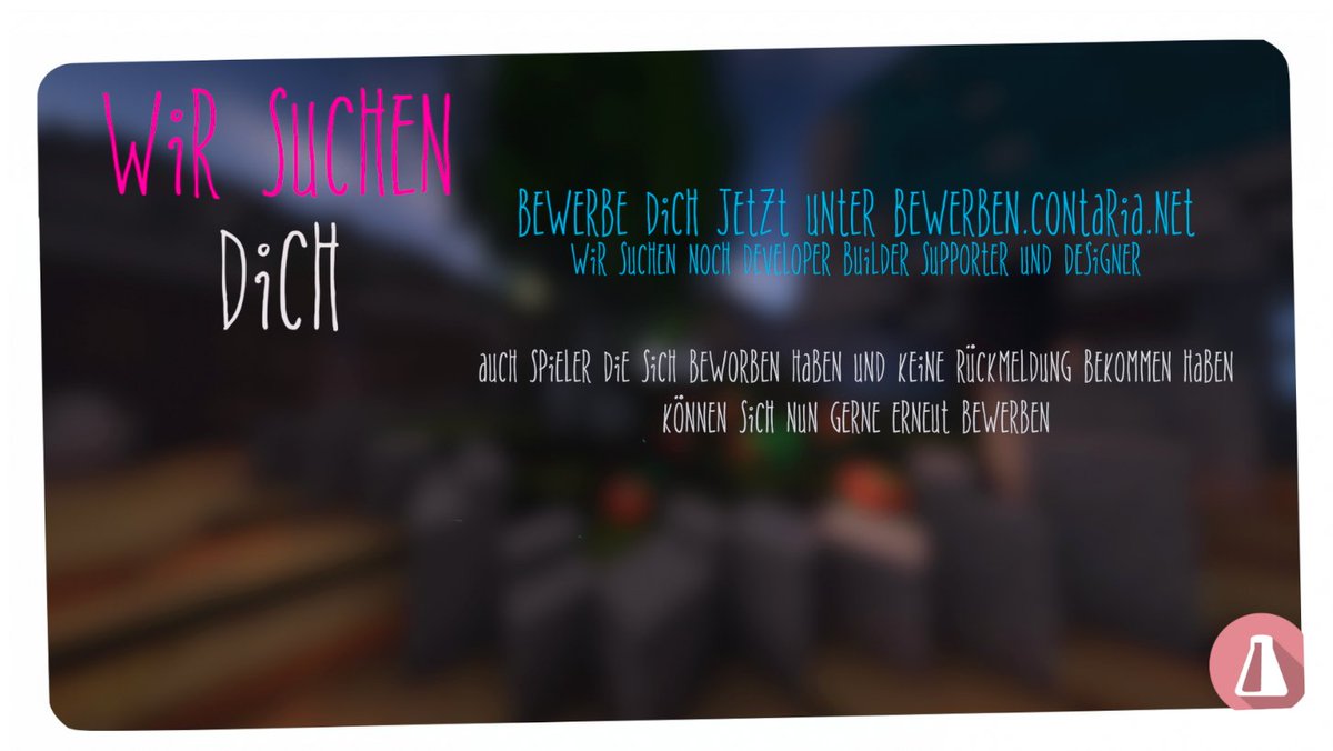 ContariaNET's tweet photo. 🖍️ BEWERBEN 🖍️
Die Bewerbungsphase für die Bereiche Building, Support und Development sind nun eröffnet.
https://t.co/hGGKQz6Lg9 🎲 https://t.co/AzPfqBNULr