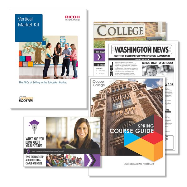 RicohUSAGC's tweet photo. Attended #RicohInteract this week and looking for more tips and resources? Be sure to get these vertical market kits https://t.co/ZQG6DY4vhs https://t.co/6mQxcKLwTa