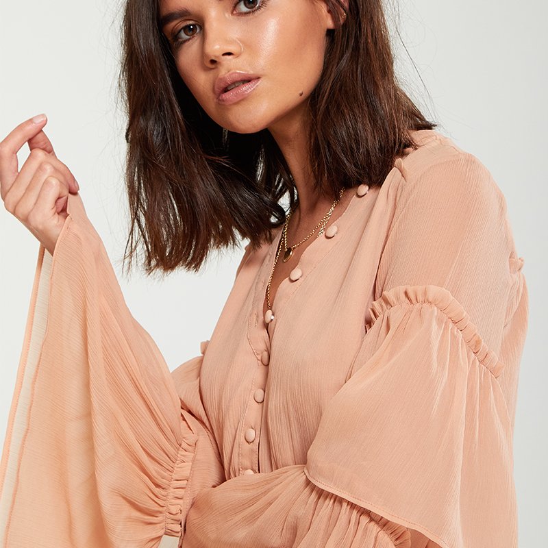 NeonRoseStore's tweet photo. ROMANTIC CHIFFON RUFFLE 
➖ONLINE NOW➖
#STYLEITSTRONG
.
.
.
.
#chiffon #chiffondress #nudedress#romanticstyle #frills #ss17trends #highsummer https://t.co/lLrFFMGmTh