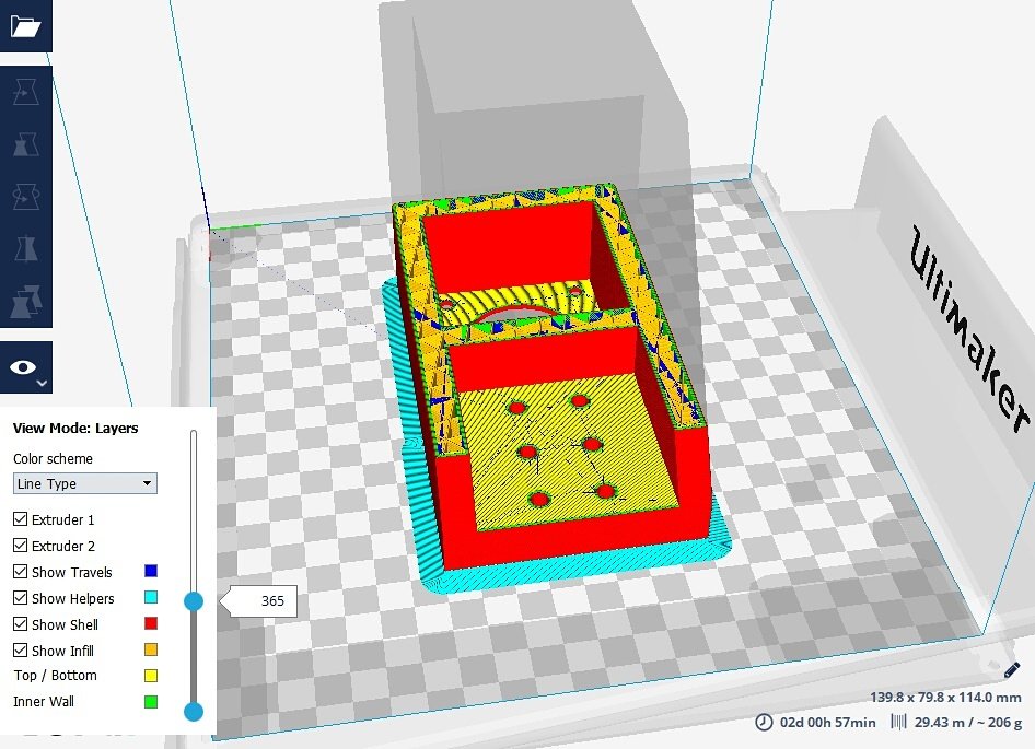 ehospgr's tweet photo. Previewing the 3D print of a NEMA 23 stepper motor housing 
#cura #slicer #ultimaker #3d #3dprinting #engineering #robot #follow #innovation https://t.co/pDLimCZ8Xk