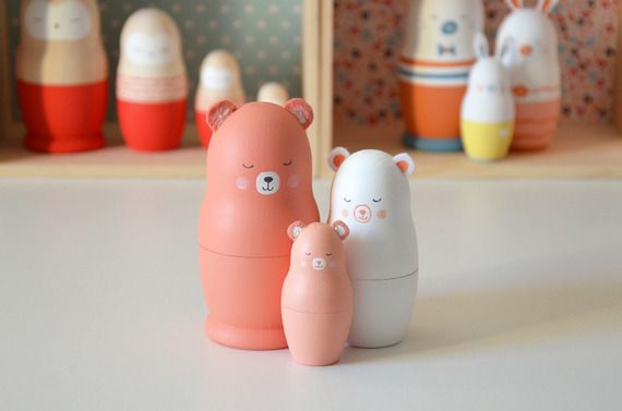 Coup de cœur pour la famille ours version matriochka !
bit.ly/2rIdiI2