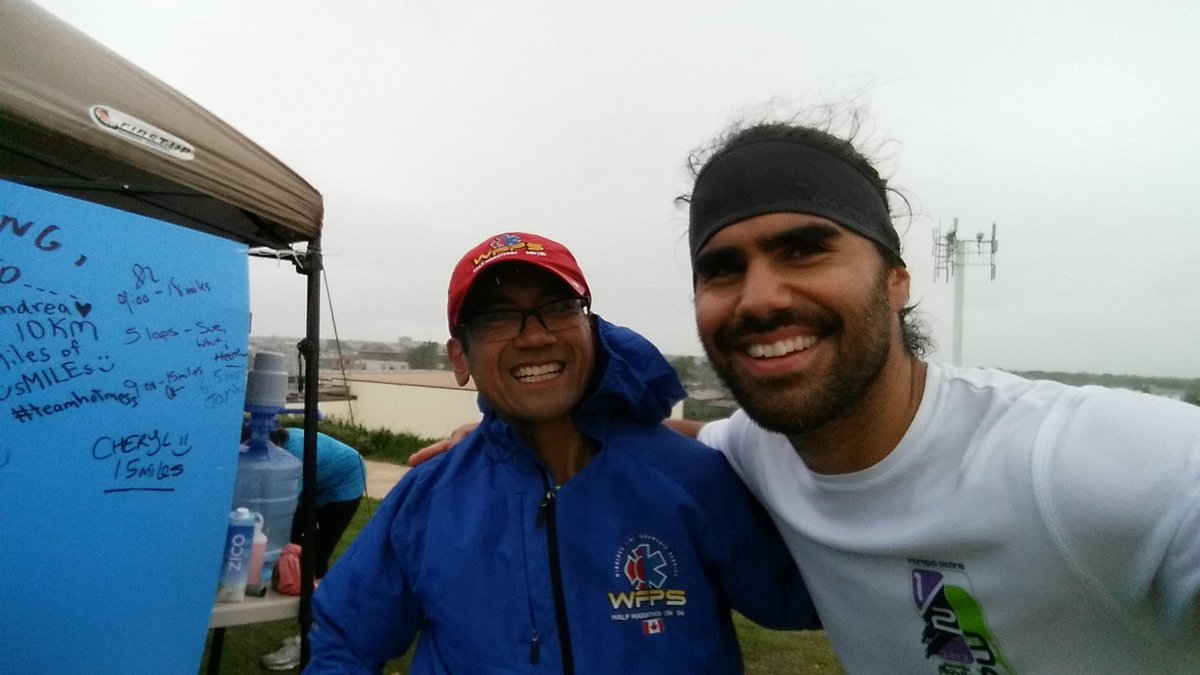 MisterBeActive's tweet photo. Shout out to Junel and the other amazing folks who've been running since 6am or popping in like me. Keep going! #TrashStigma #winnipeg https://t.co/A8DfJbV3bu