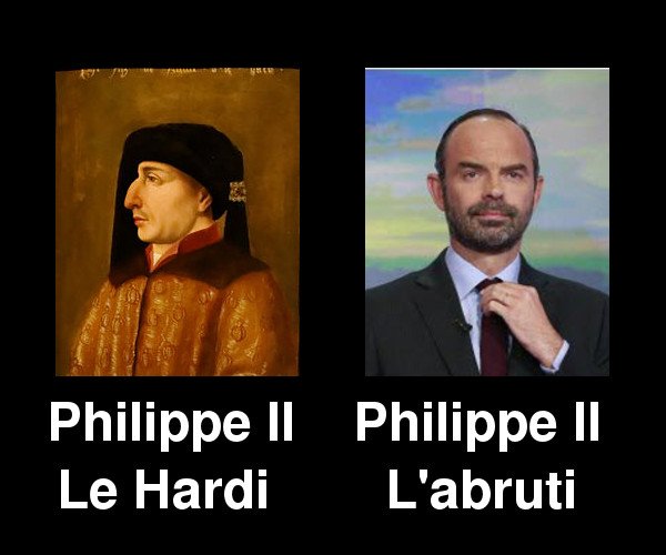 Benjamin_Leduc_'s tweet photo. Ne pas confondre #Philippe2 et #PhilippeII!
#ToutSaufMacron https://t.co/12abWsF9vx