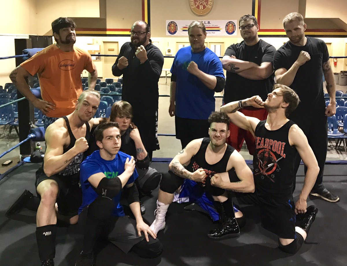UGeneDinsmore's tweet photo. Great seminar today with the rising stars in Newfoundland at New Evolution Wrestling @NewWrestlingNL. @WWE  should scout all these men! https://t.co/09C580r4qd