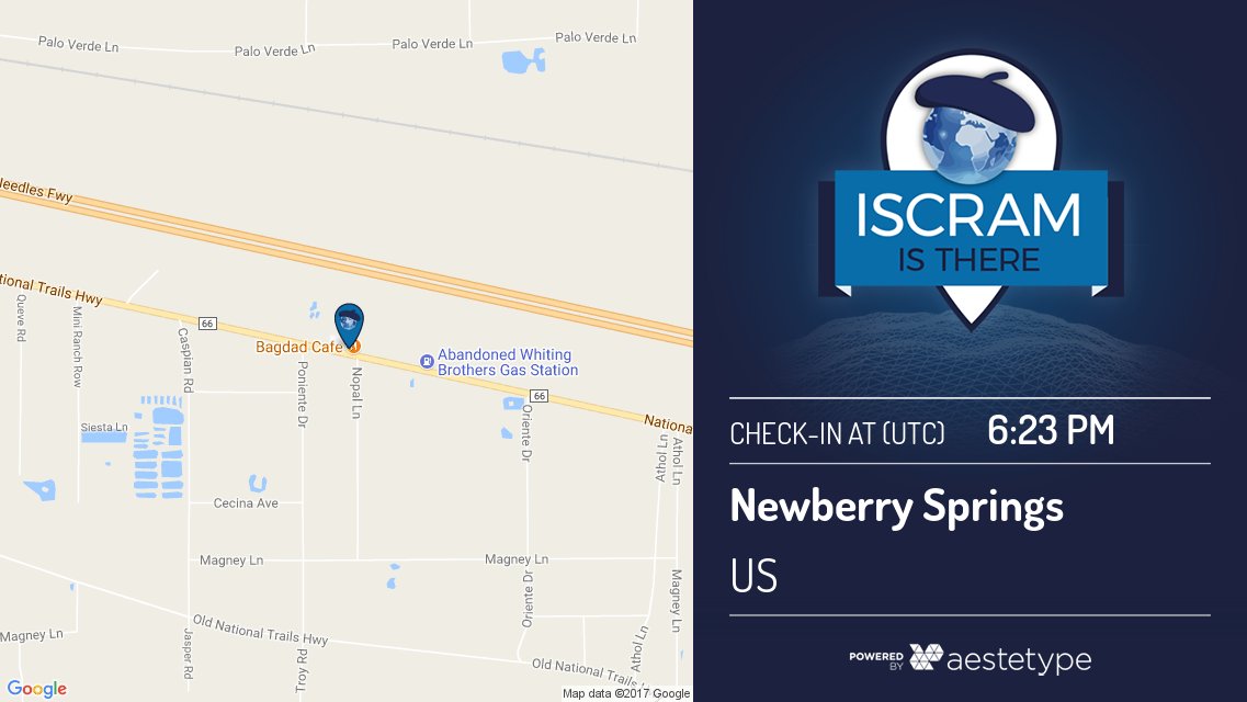 ISCRAM is There tweet media