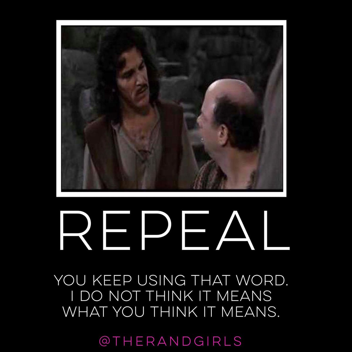 TheRandGirls's tweet photo. Lets #Repeal4Real rather than #RepealAndReplace with more of the same! https://t.co/L8mkpgR27r