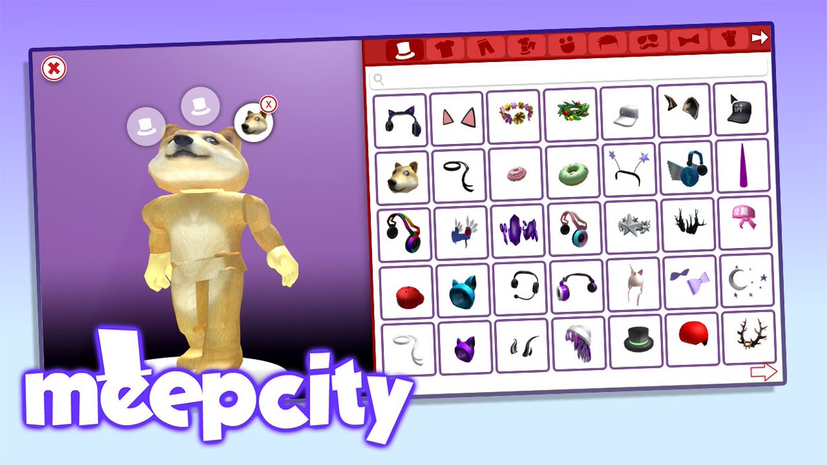 Alexnewtron On Twitter The First Of Many Meepcity Updates To Come This Summer Avatar Editor Play For Free Https T Co Yesgt2hwfh - roblox meepcity new update