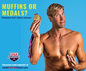 Making swim meets healthier, one concessions stand at a time! Happy to be a part of the #swimFASTERfood campaign! swimfasterfood.com