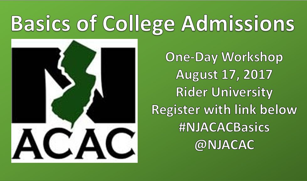 NJACAC's tweet photo. New Admissions Professionals!!! Come learn with us at #NJACACBasics https://t.co/JywZrgk7ny https://t.co/oz2bxBXNTz